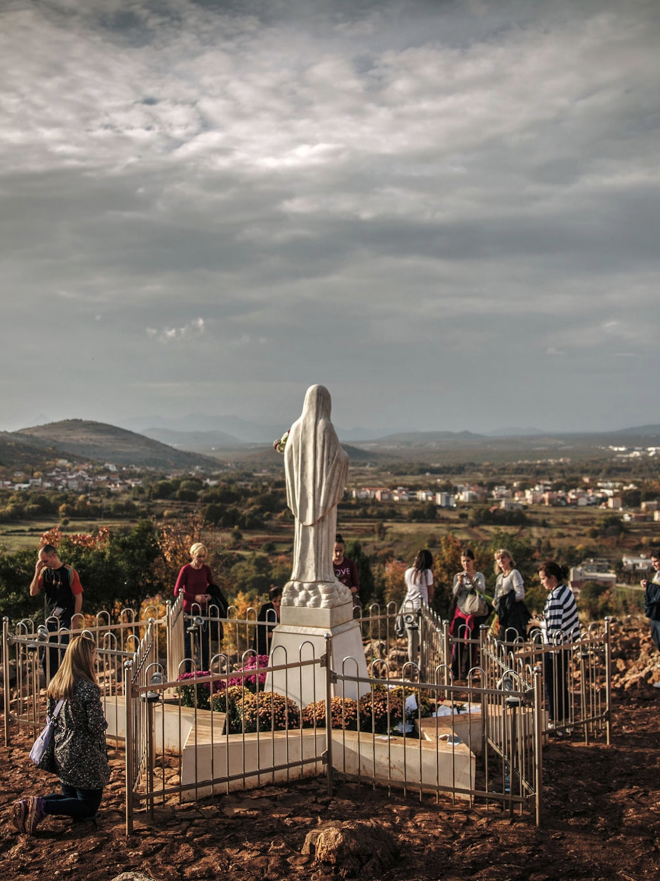 Virgen de Medjugorje en el Povdro