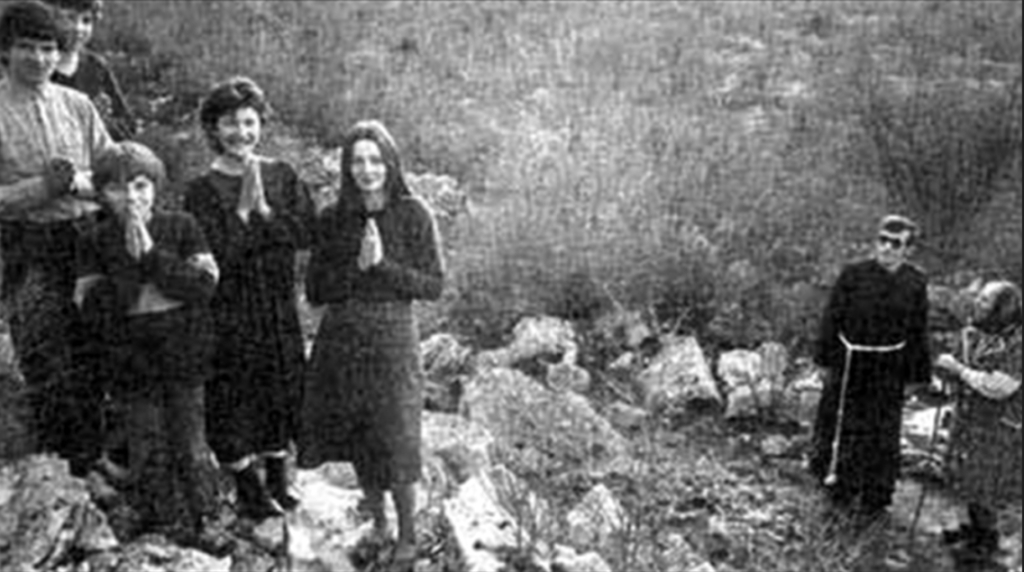 Videntes con el Padre Slavko en Medjugorje
