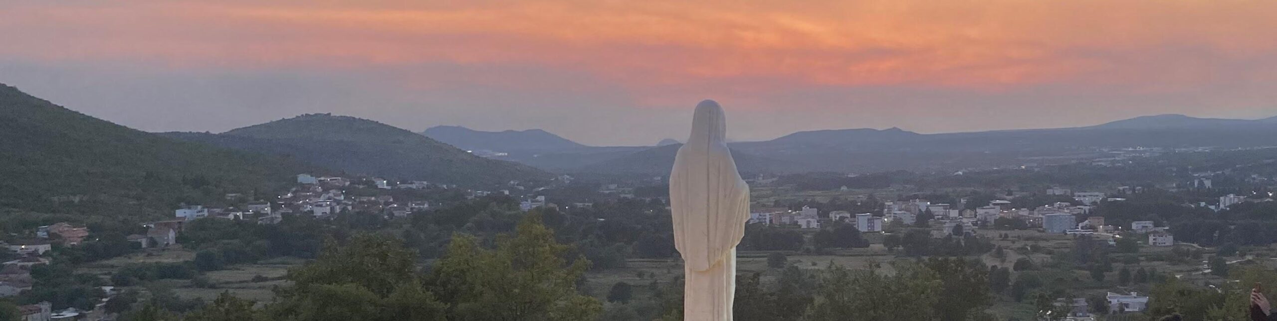 Puesta de sol en Medjugorje