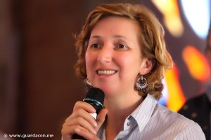 Algunos miembros de la Comisión Vaticana me han provocado un poco, pero eso es justo lo que tienen que hacer, detalla la vidente Marija Pavlovic-Lunetti sobre su encuentro con la Comisión Vaticana. Foto: Daniel Miot, guardacon.me.